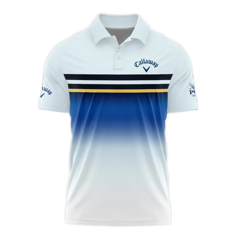 Golf 2024 PGA Championship Callaway Polo Shirt Sports Light Blue Black Stripe All Over Print Polo Shirt For Men