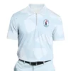 Golf Sport 124th U.S. Open Pinehurst Long Polo Shirt Sports Star Sripe Light Blue Long Polo Shirt For Men