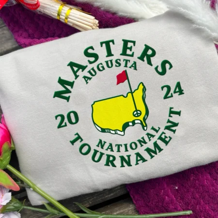 Embroidered Polo Nike 2024 PGA Championship at Valhalla Embroidered Apparel PGA Tour