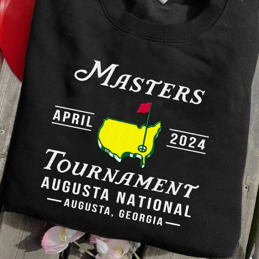 Masters Tournament April 2024 Augusta National From Augusta, Georgia Embroidered Hoodie, Sweatshirt,Tee Shirt