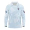 124th U.S. Open Pinehurst Golf Taylor Made Zipper Hoodie Shirt Sports Star Sripe Light Blue Zipper Hoodie Shirt