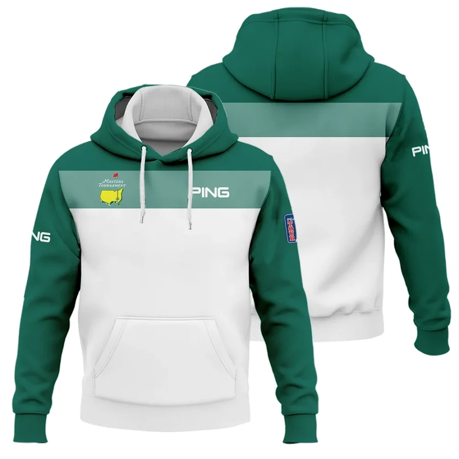 Golf Masters Tournament Ping Hoodie Shirt Sports Green And White All Over Print Hoodie Shirt
