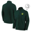 Masters Tournament Golf Quarter-Zip Jacket Pattern Cup Dark Green Quarter-Zip Jacket