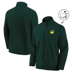 Masters Tournament Golf Zipper Hoodie Shirt Pattern Cup Dark Green Zipper Hoodie Shirt