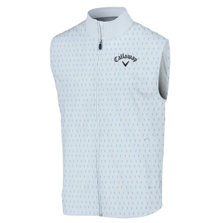 124th U.S. Open Pinehurst Callaway Sleeveless Jacket Sports Pattern Cup Color Light Blue All Over Print Sleeveless Jacket