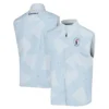 124th U.S. Open Pinehurst Golf Callaway Zipper Hoodie Shirt Sports Star Sripe Light Blue Zipper Hoodie Shirt