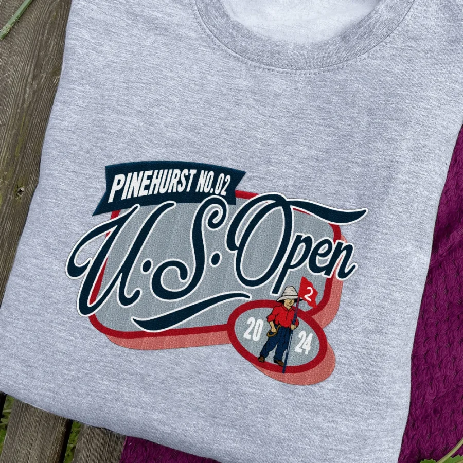 2024 U.S. Open Embroidered Shirt 124th U.S. Open  Pinehurst No.2  Embroidered Hoodie, Sweatshirt,Tee Shirt