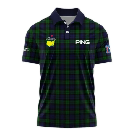 Masters Tournament Ping Golf Unisex T-Shirt Sports Green Purple Black Watch Tartan Plaid All Over Print T-Shirt