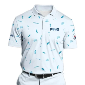 Ping 124th U.S. Open Pinehurst Hoodie Shirt Light Blue Pastel Golf Pattern All Over Print Hoodie Shirt