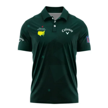 Golf Masters Tournament Callaway Polo Shirt Stars Dark Green Golf Sports All Over Print Polo Shirt For Men