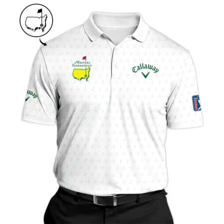 Golf Sport Masters Tournament Callaway Zipper Hoodie Shirt Sports Logo Pattern White Green Zipper Hoodie Shirt