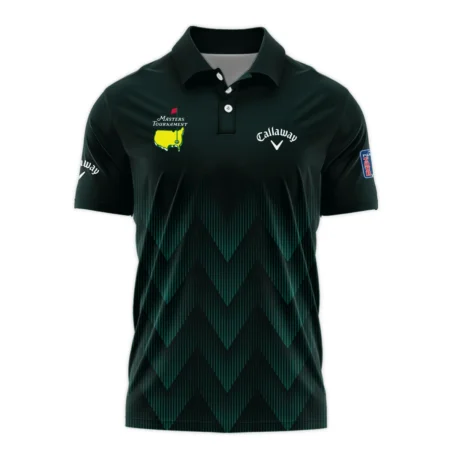Masters Tournament Golf Callaway Quarter-Zip Jacket Zigzag Pattern Dark Green Golf Sports All Over Print Quarter-Zip Jacket