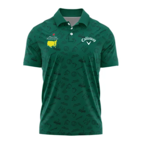 2024 Masters Tournament Callaway Hoodie Shirt Sports Green Color Pattern All Over Print Hoodie Shirt