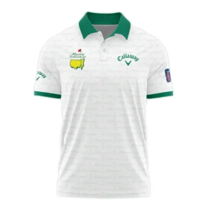Pattern Masters Tournament Callaway Long Polo Shirt White Green Sport Love Clothing Long Polo Shirt For Men