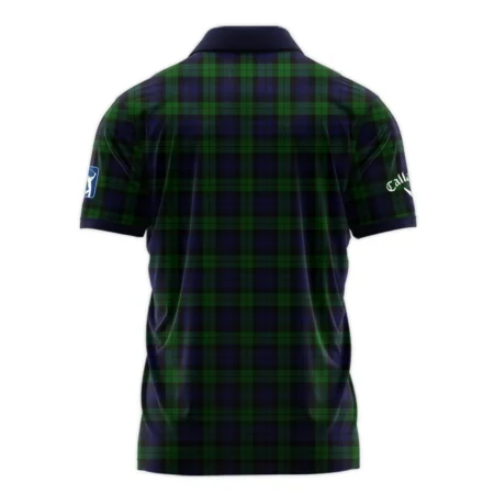 Masters Tournament Callaway Golf Polo Shirt Sports Green Purple Black Watch Tartan Plaid All Over Print Polo Shirt For Men