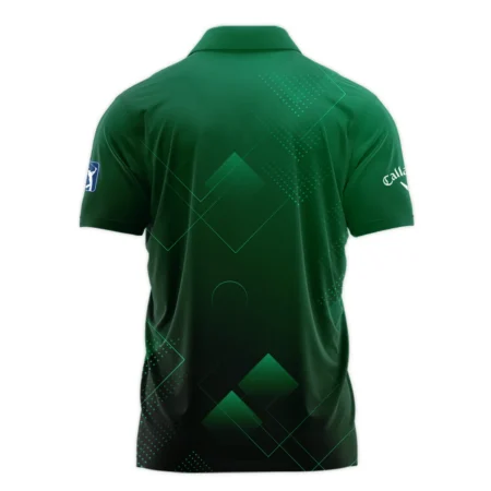 Masters Tournament Callaway Polo Shirt Golf Sports Green Abstract Geometric Polo Shirt For Men