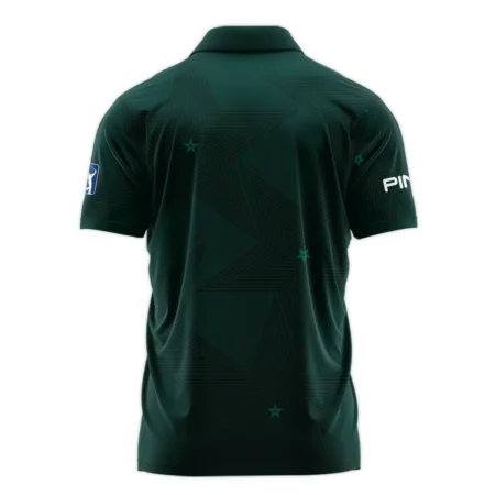 Golf Masters Tournament Ping Polo Shirt Stars Dark Green Golf Sports All Over Print Polo Shirt For Men