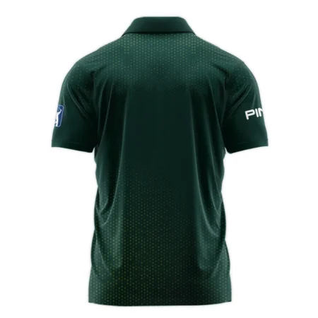 Golf Sport Masters Tournament Ping Polo Shirt Sports Dinamond Shape Dark Green Polo Shirt For Men