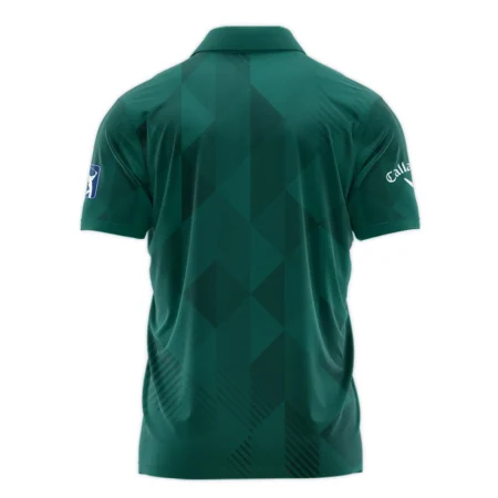 Masters Tournament Golf Sport Callaway Polo Shirt Sports Triangle Abstract Green Polo Shirt For Men