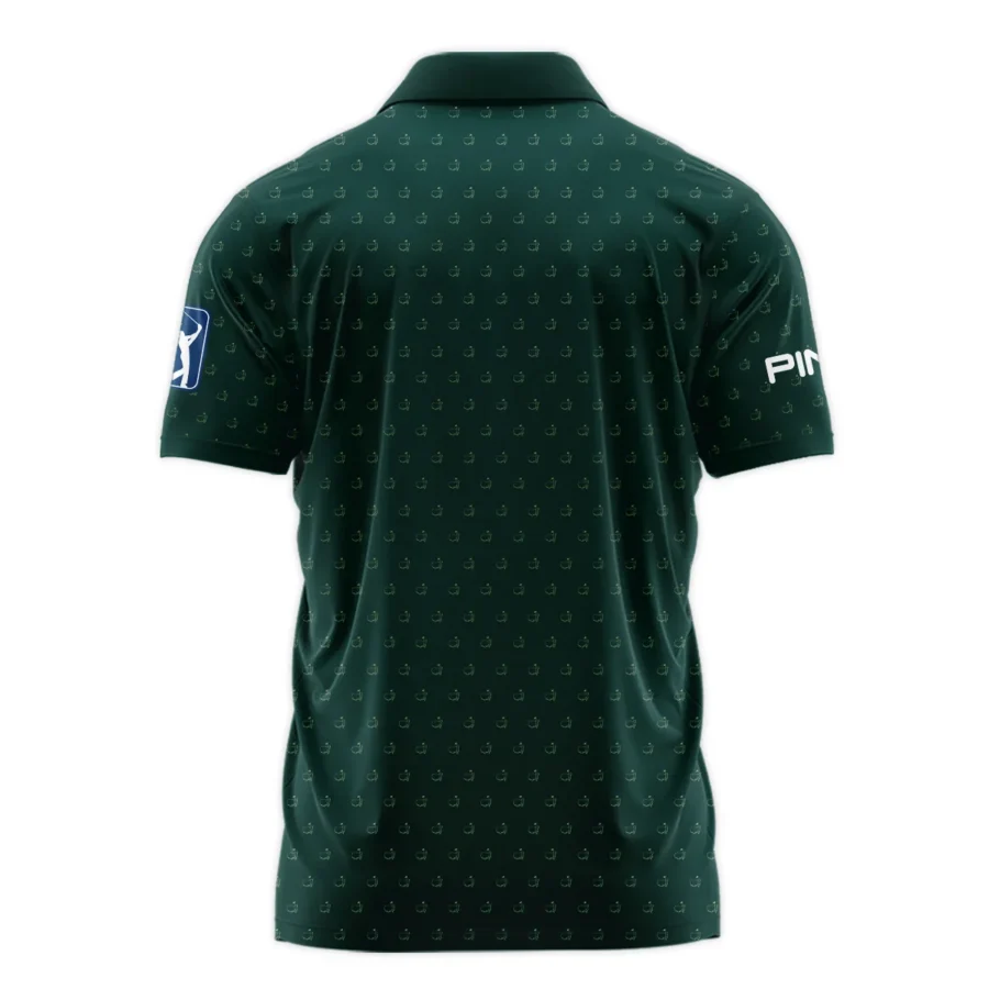 Golf Masters Tournament Ping Polo Shirt Logo Pattern Gold Green Golf Sports All Over Print Polo Shirt For Men