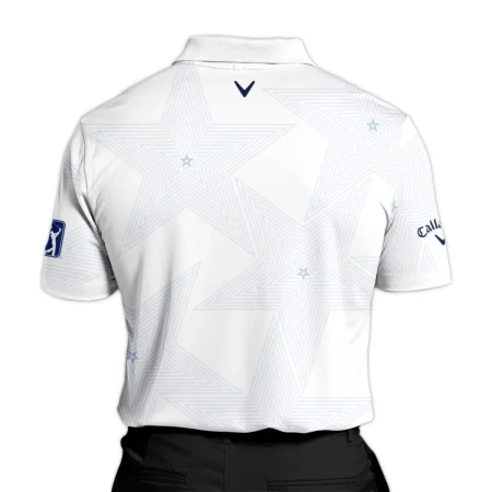 The 152nd Open Championship Golf Sport Callaway Polo Shirt Sports Star Sripe White Navy Polo Shirt For Men