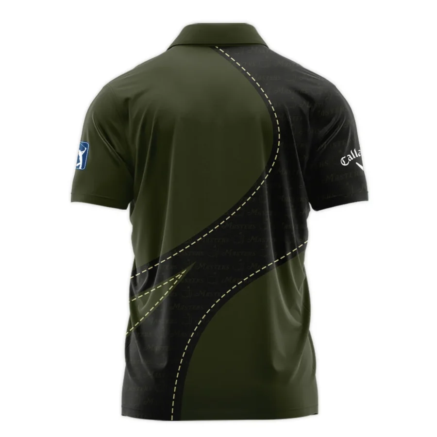 Pattern Military Green Masters Tournament Callaway Polo Shirt Style Classic Polo Shirt For Men