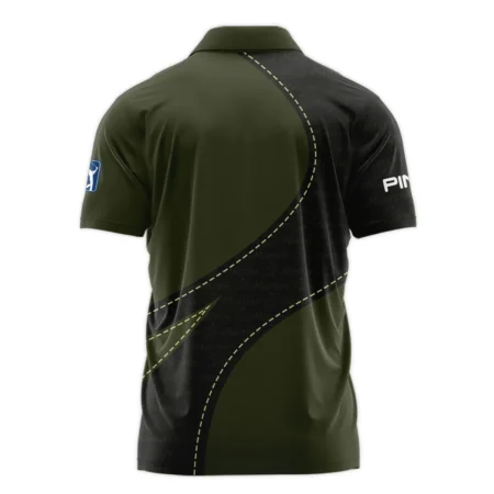 Pattern Military Green Masters Tournament Ping Polo Shirt Style Classic Polo Shirt For Men