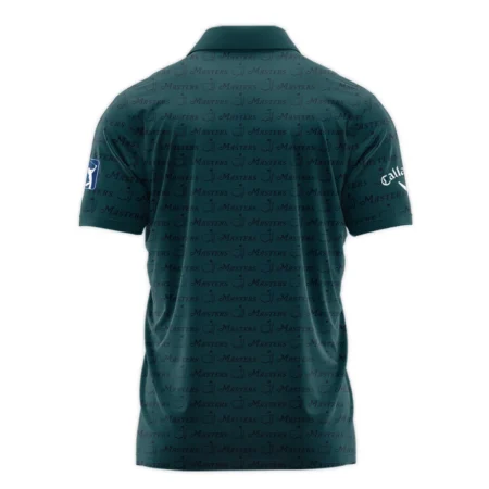 Pattern Dark Green Masters Tournament Callaway Polo Shirt Color Green Polo Shirt For Men