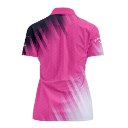 Golf 79th U.S. Women’s Open Lancaster Callaway Polo Shirt Pink Color All Over Print Polo Shirt For Woman