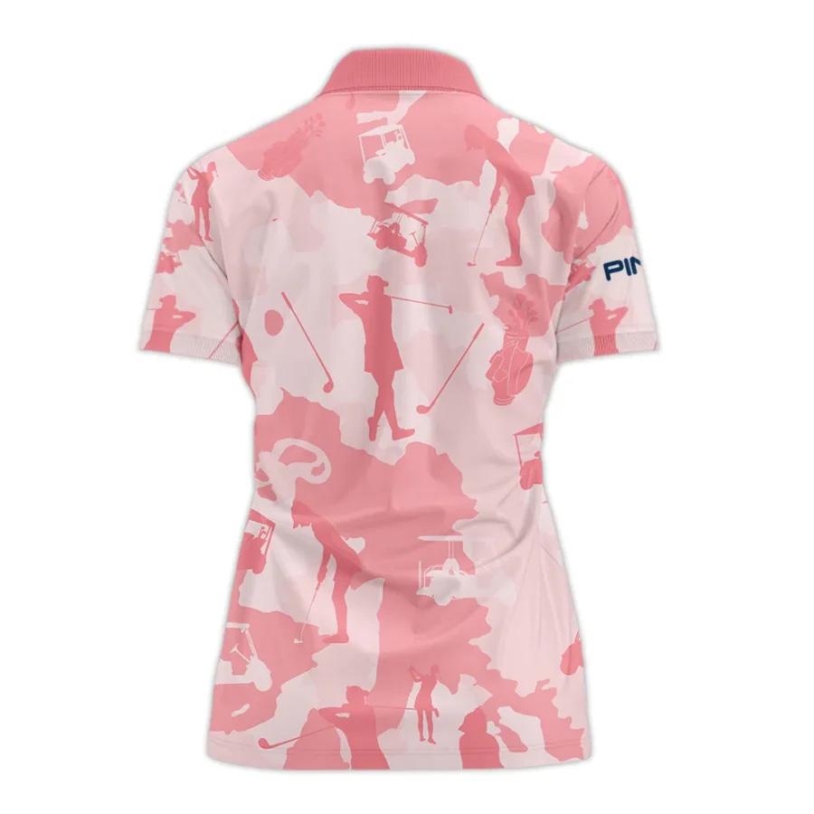Camo Pink Color 79th U.S. Women’s Open Lancaster Ping Polo Shirt Golf Sport All Over Print Polo Shirt For Woman