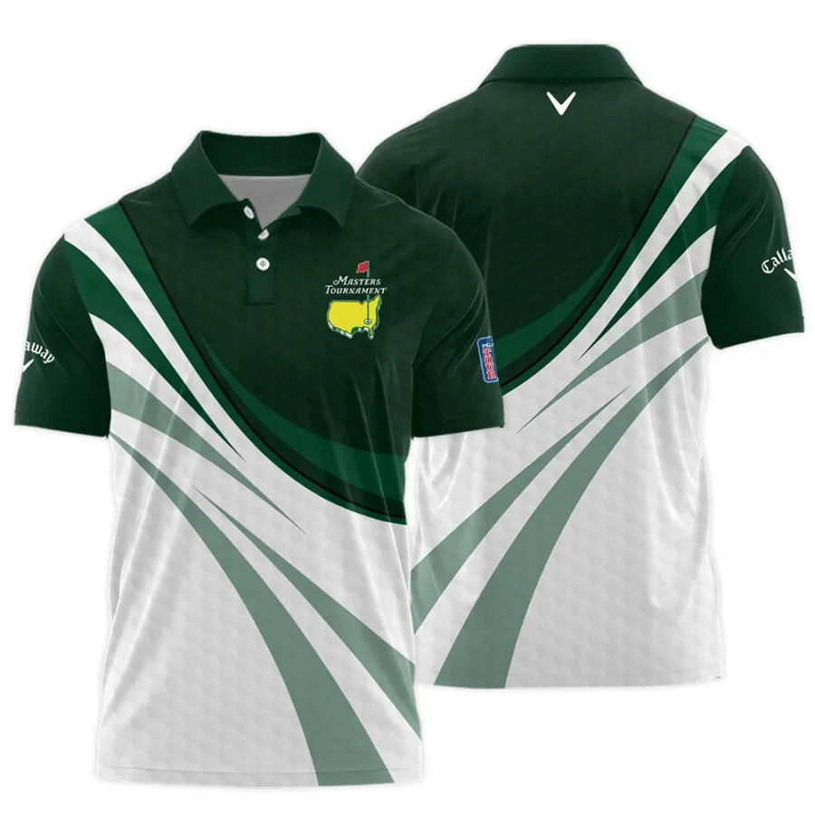 Golf Sport Masters Tournament Callaway Polo Shirt Green Color Sports Golf Ball Pattern All Over Print Polo Shirt For Men