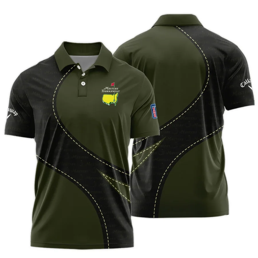 Pattern Military Green Masters Tournament Callaway Polo Shirt Style Classic Polo Shirt For Men