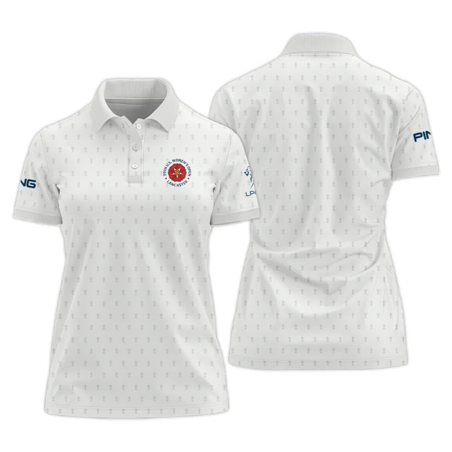 Golf Pattern Cup 79th U.S. Women’s Open Lancaster Ping Polo Shirt Golf Sport White All Over Print Polo Shirt For Woman