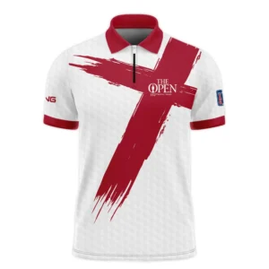 Ping 152nd The Open Championship Golf Sport Polo Shirt Red White Golf Pattern All Over Print Polo Shirt For Men