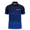 2024 PGA Championship Golf Sport Callaway Zipper Polo Shirt Sports Star Sripe Lavender Mist Zipper Polo Shirt For Men