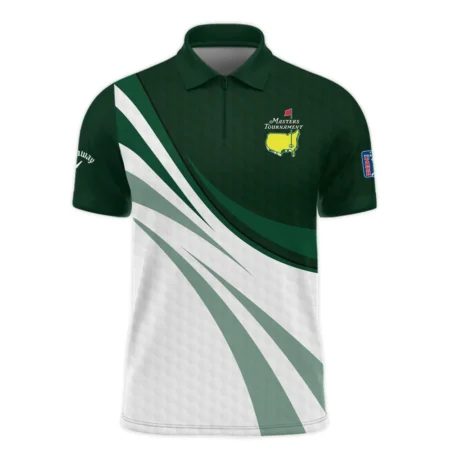 Golf Sport Masters Tournament Callaway Quarter-Zip Jacket Green Color Sports Golf Ball Pattern All Over Print Quarter-Zip Jacket