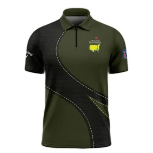 Pattern Military Green Masters Tournament Callaway Long Polo Shirt Style Classic Long Polo Shirt For Men