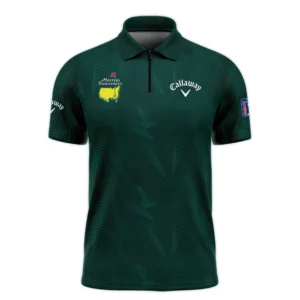 Abstract Pattern Lines Forest Green Masters Tournament Callaway Polo Shirt Style Classic Polo Shirt For Men