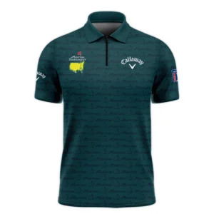 Pattern Dark Green Masters Tournament Callaway Polo Shirt Color Green Polo Shirt For Men