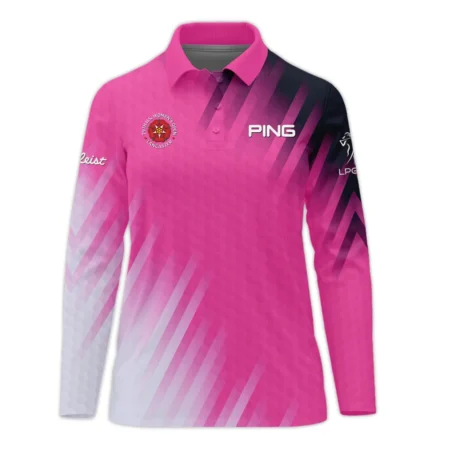 Golf 79th U.S. Women’s Open Lancaster Ping Hoodie Shirt Pink Color All Over Print Hoodie Shirt