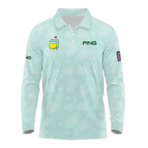 Ping Masters Tournament Sports Zipper Hoodie Shirt Green Pastel Floral Hawaiian Pattern All Over Print Zipper Hoodie Shirt