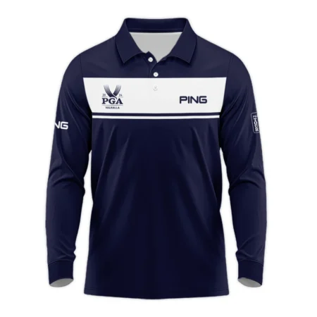 Ping 2024 PGA Championship Golf Bomber Jacket Sports Dark Blue White All Over Print Bomber Jacket