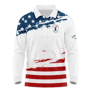 124th U.S. Open Pinehurst Special Version Callaway Hoodie Shirt Blue Red White Color Hoodie Shirt