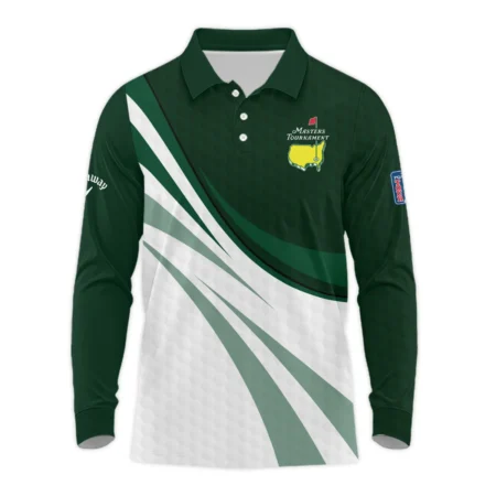 Golf Sport Masters Tournament Callaway Polo Shirt Green Color Sports Golf Ball Pattern All Over Print Polo Shirt For Men