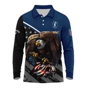 Special Version 124th U.S. Open Pinehurst Callaway Hoodie Shirt Color Blue Eagle USA  Hoodie Shirt