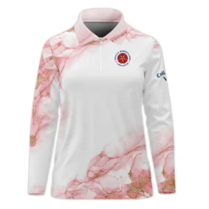 Pink Gold Marble 79th U.S. Women’s Open Lancaster Callaway Zipper Hoodie Shirt Golf Sport All Over Print Zipper Hoodie Shirt