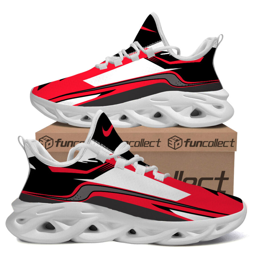 Mix Color Red White Sport Nike Max Soul Shoes White Sole Style Classic Sneaker Gift For Fans