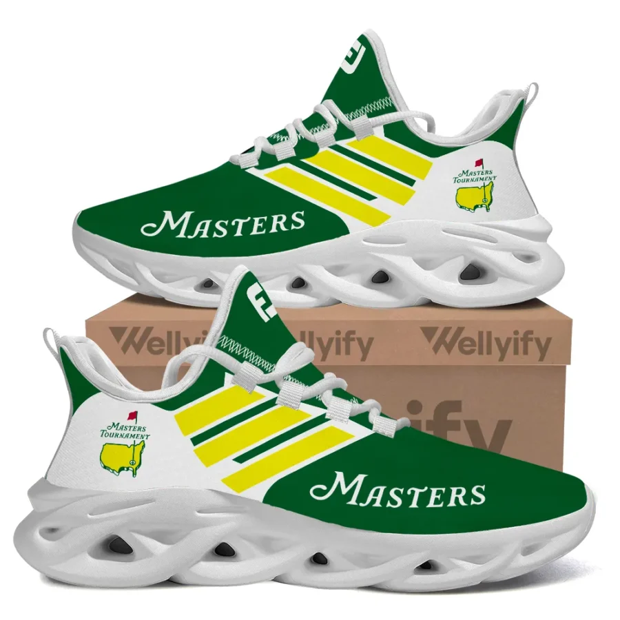 Black Yellow White Max Soul Shoes Footjoy Masters Tournament Augusta National Golf Club Sneaker Gift For Fans
