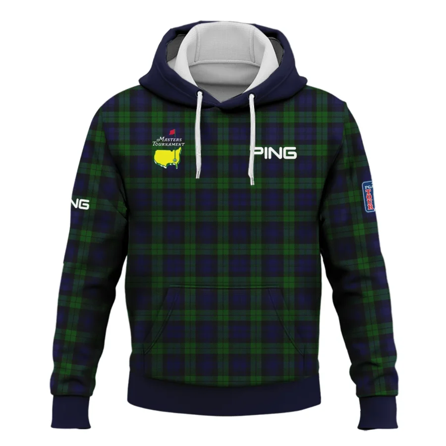 Masters Tournament Ping Golf Hoodie Shirt Sports Green Purple Black Watch Tartan Plaid All Over Print Hoodie Shirt