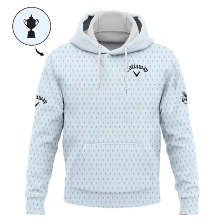 PGA Championship Valhalla Sports Callaway Stand Colar Jacket Cup Pattern Light Blue Pastel All Over Print Stand Colar Jacket